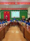 Đồng chí Võ Ngọc Khánh - Bí thư Đảng ủy phát biểu tại cuộc họp