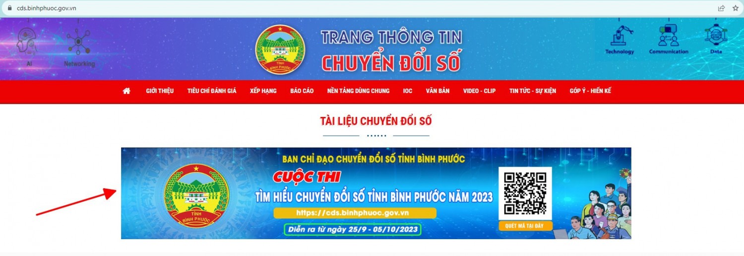 Cuộc thi tìm hiểu chuyển đổi số tỉnh Bình Phước năm 2023