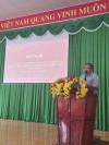 Ông Ngô Tuấn Long   CT UBND xã phát biểu